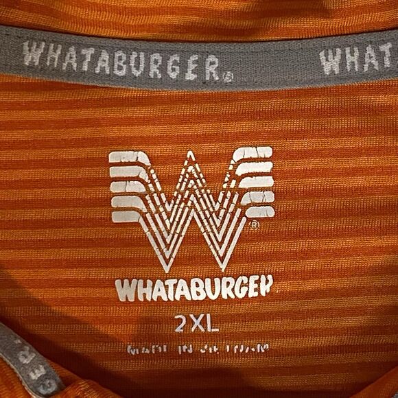 Whataburger 2XL Striped Polo Shirt - Picture 8 of 8